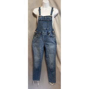 Universal Thread Goods CO Woman's Overalls Size 0/25R Blue Denim Slim‎ Leg